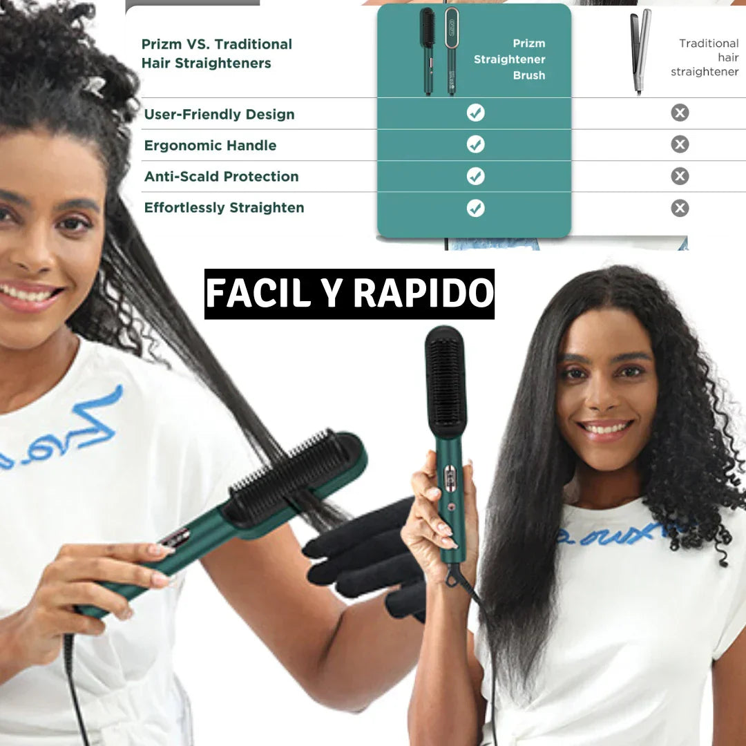 Cepillo Alisador Nova Pro - Cuidado Capilar Aguacate